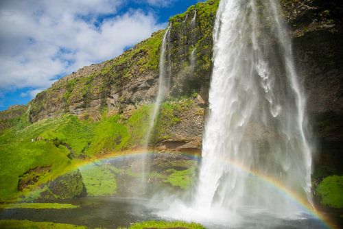 Seljalandfoss waterval in IJsland
