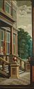 Zevendelige kamerbeschildering: Een buitentrap, Dirck van Delen van Meesterlijcke Meesters thumbnail
