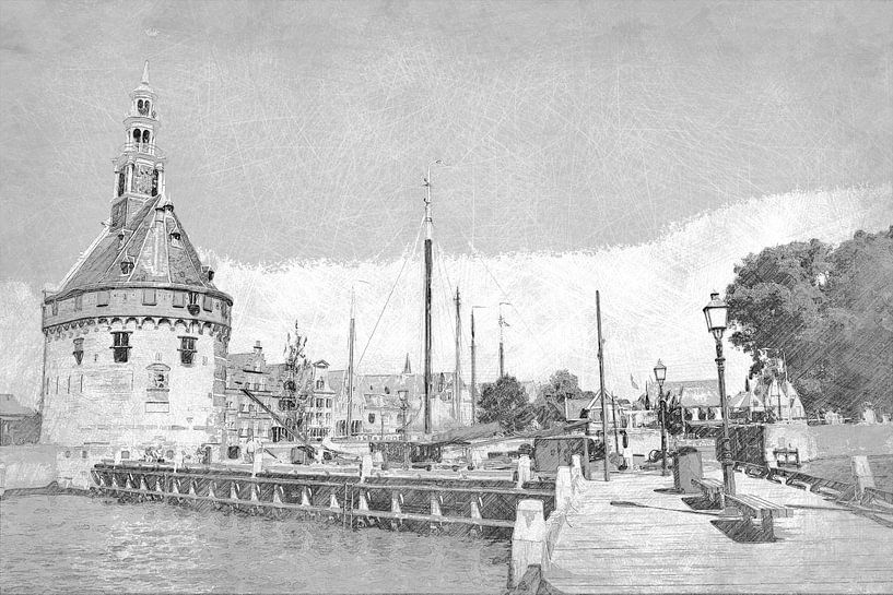 Hoorn Noord-Holland The Netherlands Port by Hendrik-Jan Kornelis