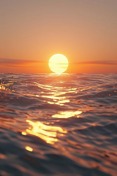 Küstenzauber im Sonnenlicht von fernlichtsicht