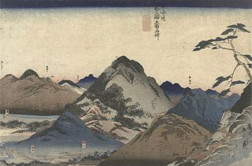 Nissaka naar Hamamatsu, Utagawa Kuniyoshi