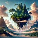 Flying Island von Eric Nagel Miniaturansicht
