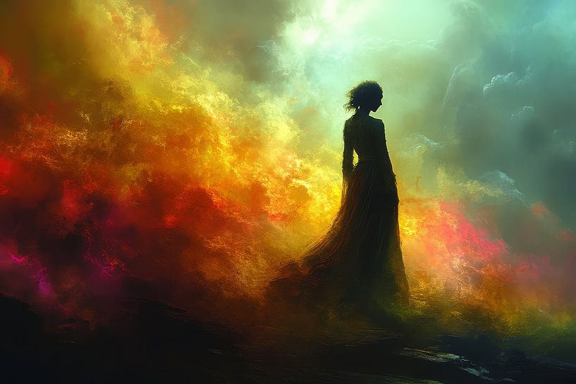 sinnliche malerische Frau von Egon Zitter