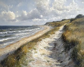 Dutch coast by Abstract Painting