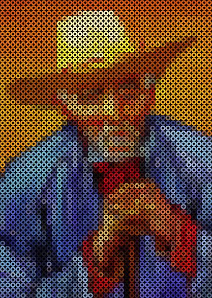 Portret van Patience Escalier van Gunawan RB