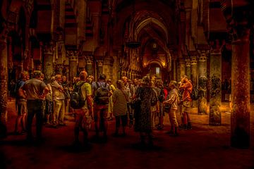 "The lecture" at the famous Mezquita de Cordoba!