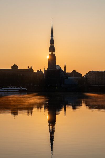 Sonnenaufgang in Riga von Stephan Schulz