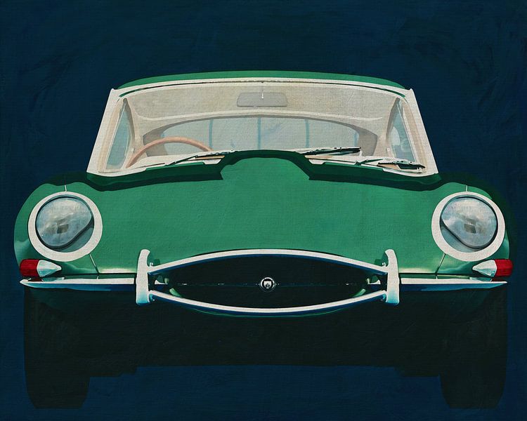 Jaguar E-Type 1960 Face avant par Jan Keteleer