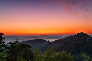 Start in den Tag Elbsandstein Gebirge von Marc-Sven Kirsch