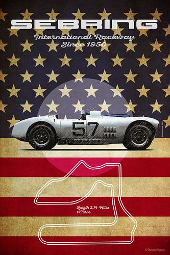 Cunningham bij Sebring Vintage