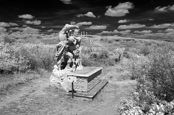 Mystical Calvary of Retz Infrared Fine Art for Modern Living Room