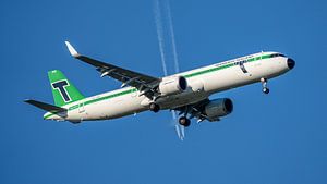 Transavia Airbus A321neo in Retro-Lackierung.