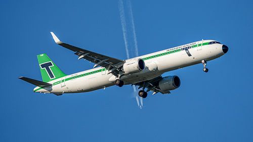 Transavia Airbus A321neo in retro livery. by Jaap van den Berg