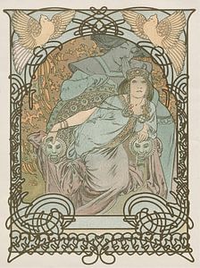 Ilsee, Princesse de Tripoli (1897) door Alphonse Mucha