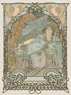 Ilsee, Princesse de Tripoli (1897) von Alphonse Mucha von Peter Balan