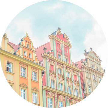 Kleurrijk Wroclaw van Patrycja Polechonska