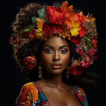 African model van Jellie van Althuis