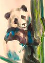 Panda Power van Helia Tayebi Art thumbnail