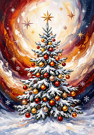 Weihnachtsbaum – Ein Wintermärchen in Japandi