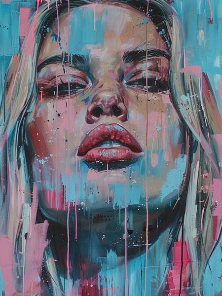 Modern Abstract Portret van SPEQ ART