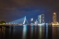 Rotterdam by night van Patrick de Vleeschauwer thumbnail
