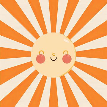 Happy sun - Children's room by Poster Art Shop