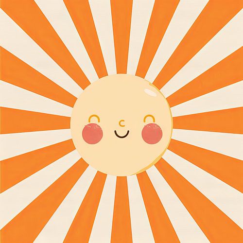 Fröhliche Sonne - Kinderzimmer
