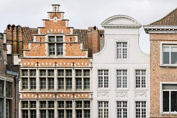 Historische gevels in Gent, België | architectuur en reis fotografie van Studio Rood