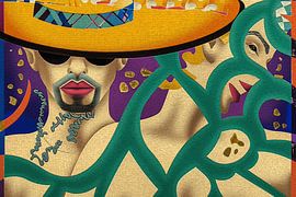 Popart portraits-headgear by Ton Kuijpers