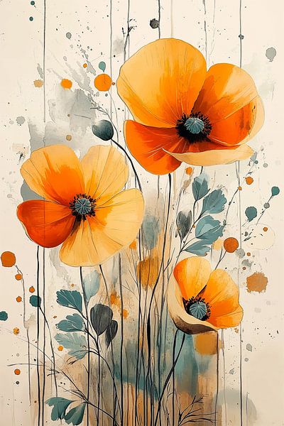 Blumen Aquarell Nr.11 von Studio BB