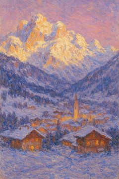 Dämmerung in den Dolomiten - eine impressionistische Hommage an das Licht