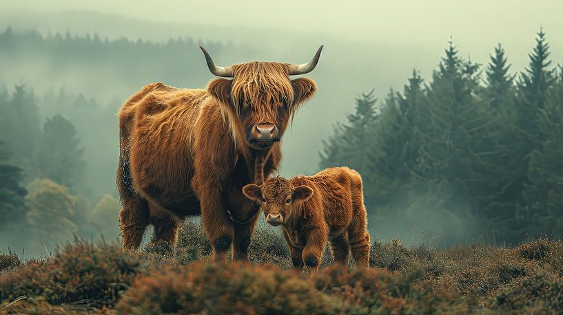 Highlanders écossais : accueil prudent par ByNoukk