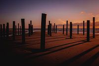 Sunset at the Palendorp at Petten aan Zee