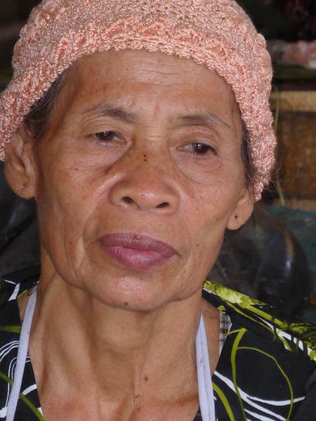 Femme, sur, lombok, indonésie par Anita Tromp