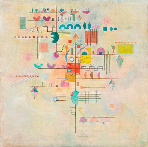 Graceful Ascent, Wassily Kandinsky