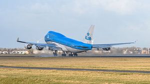 Start der KLM Boeing 747-400 City of Vancouver.