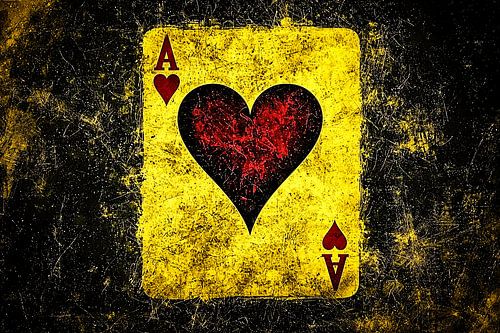 Ace of Hearts kunstwerk