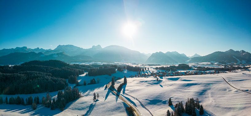 Panorama Winterlandschap van Mustafa Kurnaz