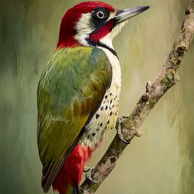 Pic en portrait de couleur et de texture sur Eva Lee