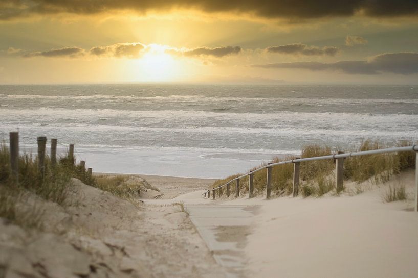 Ein schöner Sonnenuntergang am Strand von WeVaFotografie