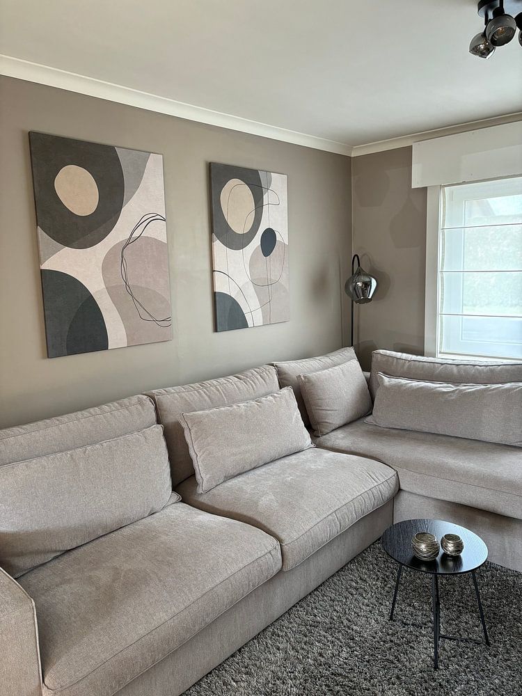 Abstract Geometric Organic Shapes and Lines  by Diana van Tankeren 