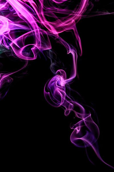 Bursting Pink Smoke by Robert Wiggers