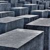 Judengedenkmal Abstract monochrome bleu van Patrick LR Verbeeck