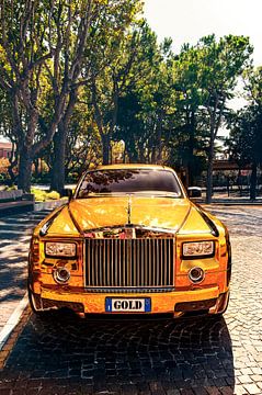 Gouden Rolls-Royce van Anouschka Hendriks