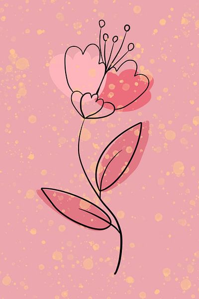 Dessin au trait Printemps par Moonheart Artworks