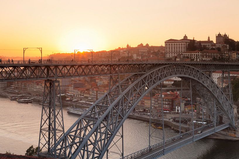 Ponte Dom Luis I, site du patrimoine mondial de l'UNESCO, Porto, Portugal par Markus Lange