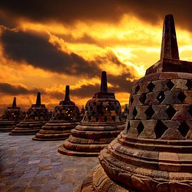 Borobudur by Henk Langerak