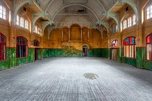 Verlassene Sporthalle in Beelitz.