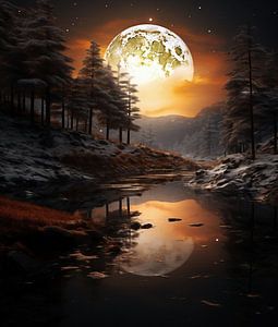 Romantische Berglandschaft