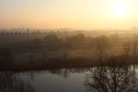 Sunrise on a river